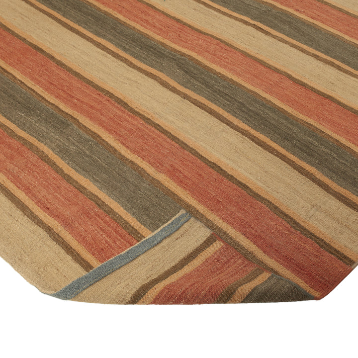 Multi Flatweave Wool Rug - 6' x 10'3"