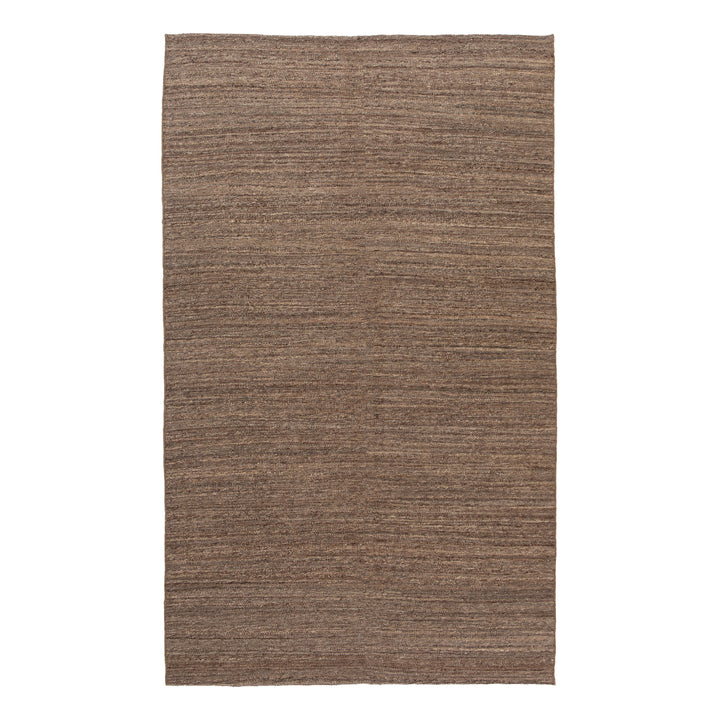 Beige Flatweave Wool Rug - 6'4" x 10'2"
