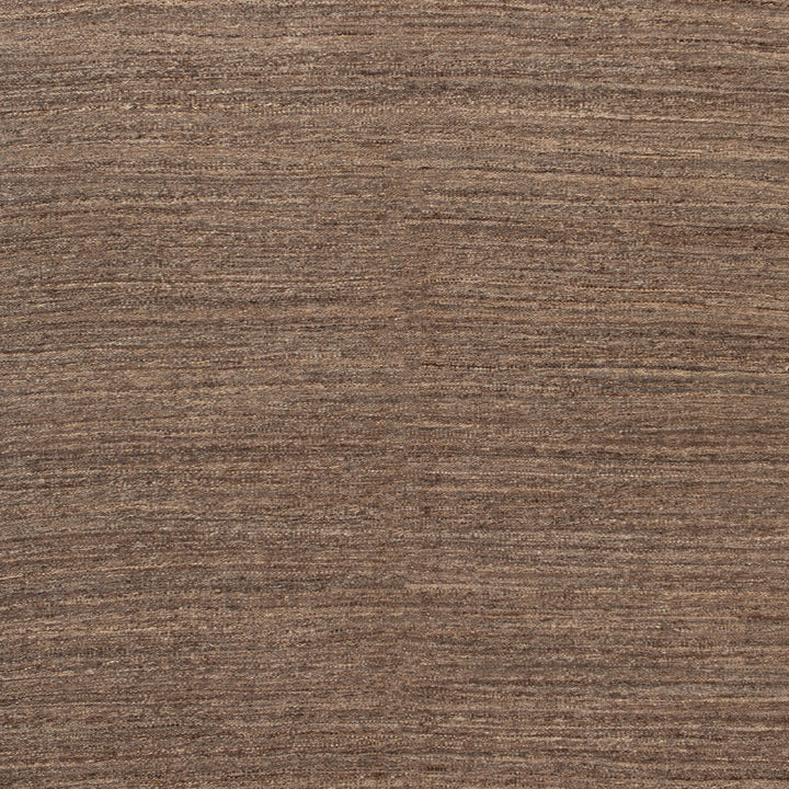 Beige Flatweave Wool Rug - 6'4" x 10'2"