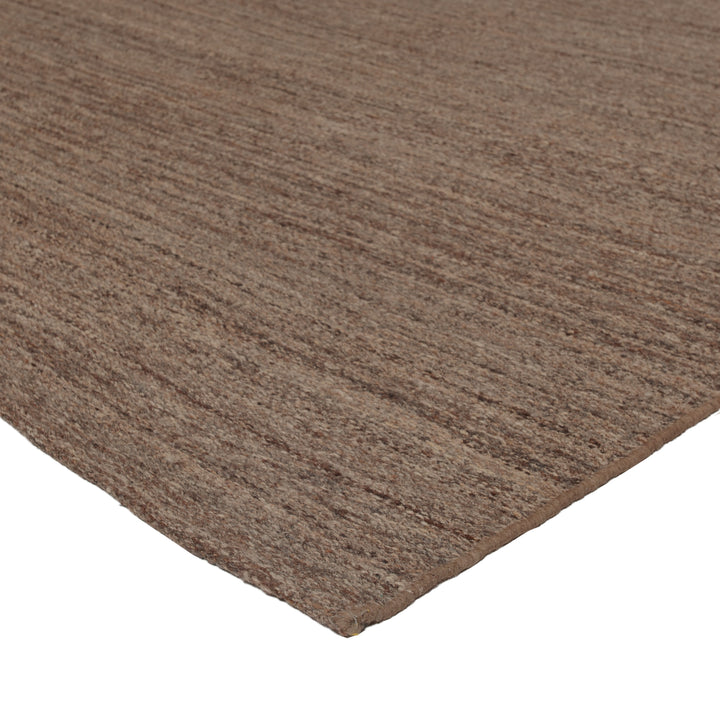 Beige Flatweave Wool Rug - 6'4" x 10'2"