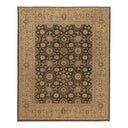 Brown Traditional Wool Rug - 8' x 10'