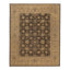 Brown Traditional Wool Rug - 8' x 10'