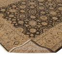 Brown Traditional Wool Rug - 8' x 10'