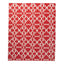 Red Transitional Mosaic Wool Rug - 8' x 10' Default Title