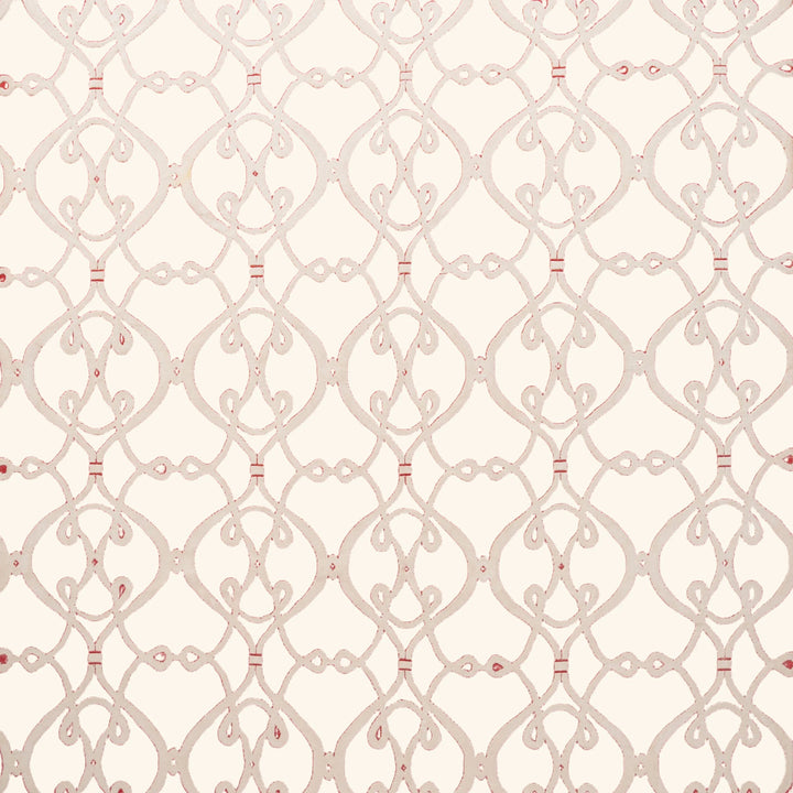 Red Transitional Mosaic Wool Rug - 8' x 10' Default Title