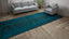 Blue Samsara Wool Runner - 5'1" x 14'1"