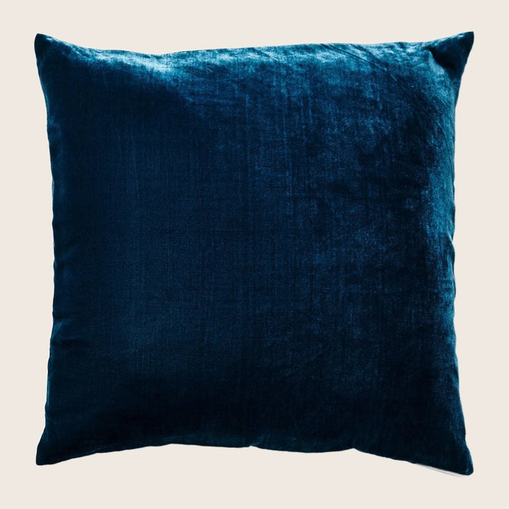 Solid Velvet Pillow New Teal