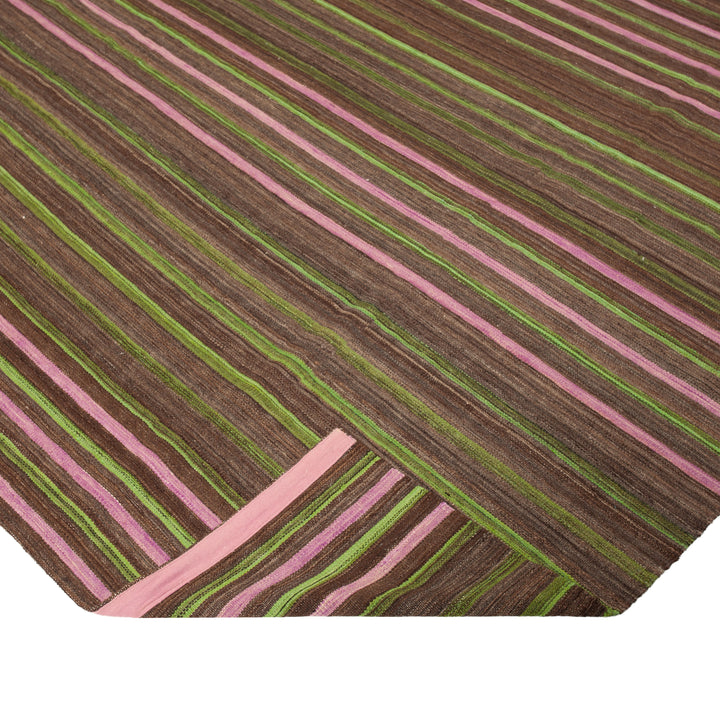 Multi Flatweave Wool Rug - 8'2" x 10'1"