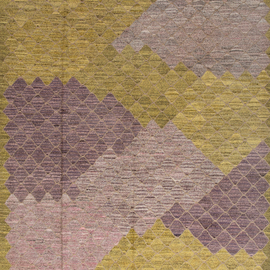 Purple Vintage Flatweave Wool Rug - 8'7" x 10'4" Default Title