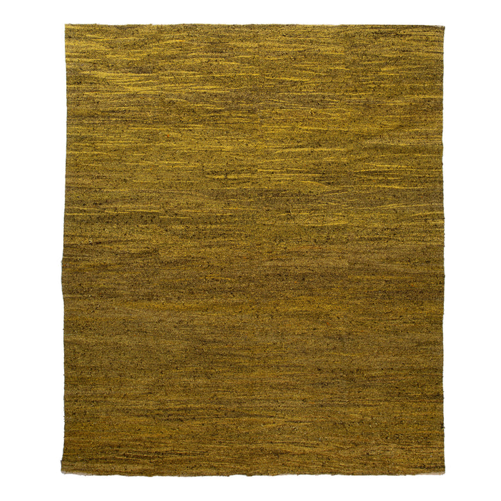 Yellow Flatweave Wool Rug - 8'8" x 10'2" Default Title