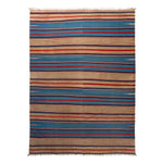 Multi Vintage Flatweave Cotton Rug - 10'9" x 14'5" Default Title