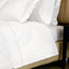 Gramercy Sheets & Pillowcases, White/Ivory Flat Sheet / King