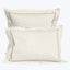 Gramercy Duvet & Shams, Ivory/Coffee Pillow Sham / Standard
