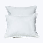 Viola Lace Duvet & Shams, White Pillow Sham / Standard