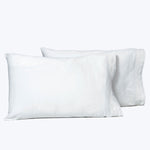 Viola Lace Sheets & Pillowcases, White Pillowcase Pair / Standard