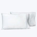 Viola Lace Sheets & Pillowcases, White Pillowcase Pair / Standard