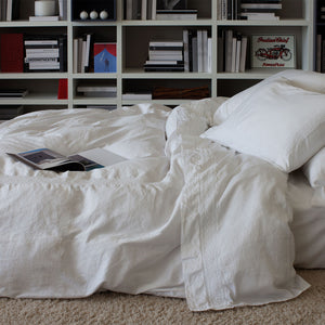 Viola Lace Sheets & Pillowcases, White Pillowcase Pair / Standard - hover