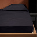Viola Sheets & Pillowcases Fitted Sheet / Cal-King / Charcoal
