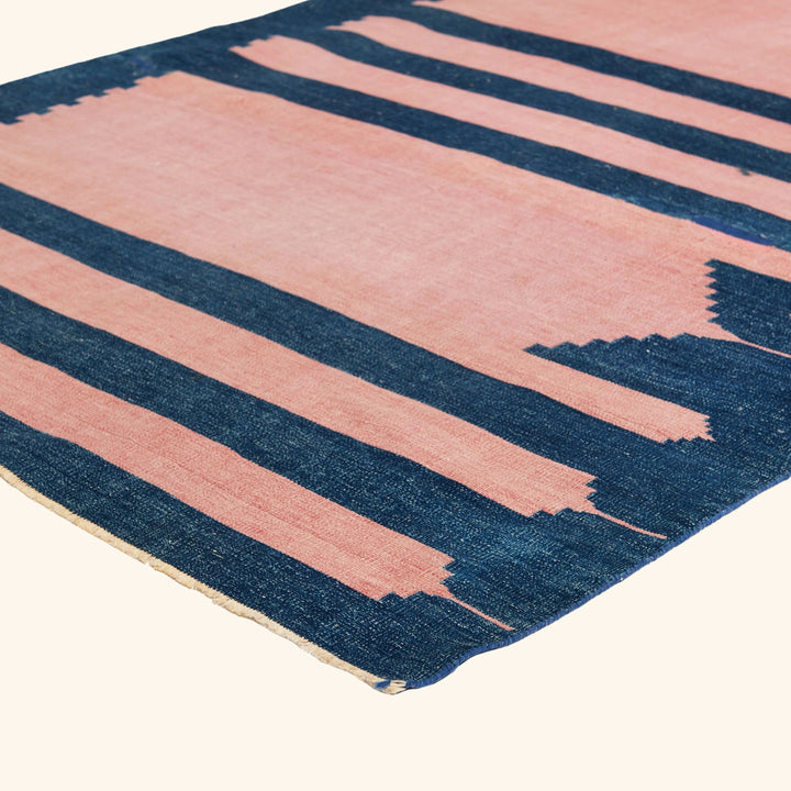 Multi Flatweave Cotton Rug - 3'9" x 23'3"