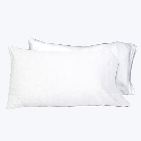 Donatella Sheets & Pillowcases, White Pillowcase Pair / Standard