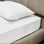 Donatella Sheets & Pillowcases, White Fitted Sheet / King