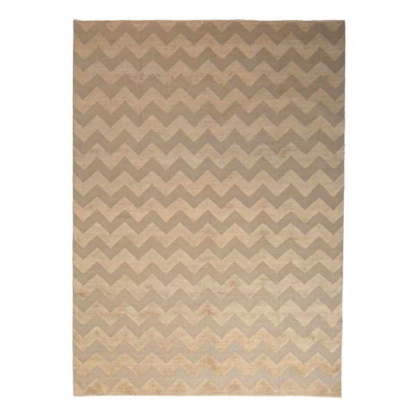 Beige Modern Wool Rug - 10' x 14'3" Default Title