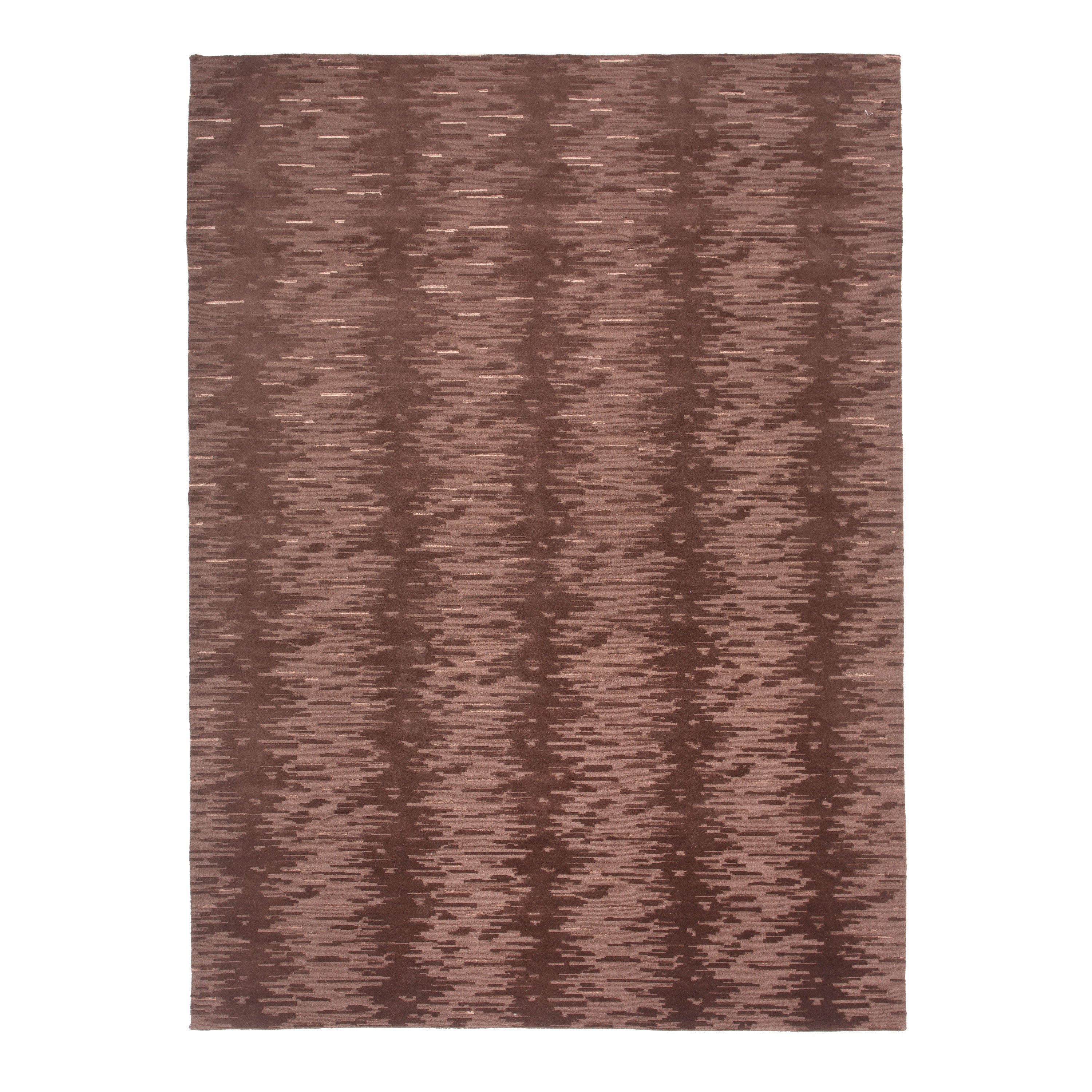 Modern Wool/Viscose Rug - 10'01" x 13'10"