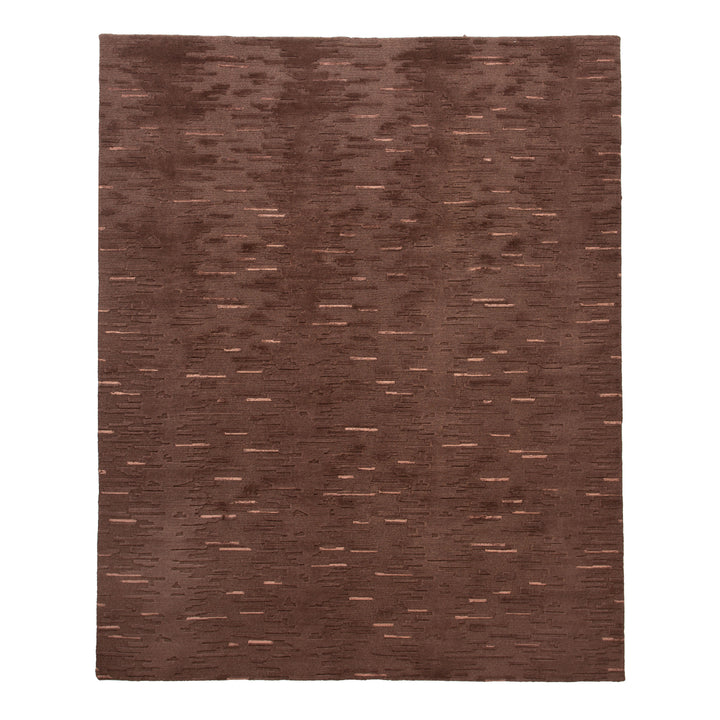 Brown Modern Wool Blend Rug - 7'11" x 9'10" Default Title