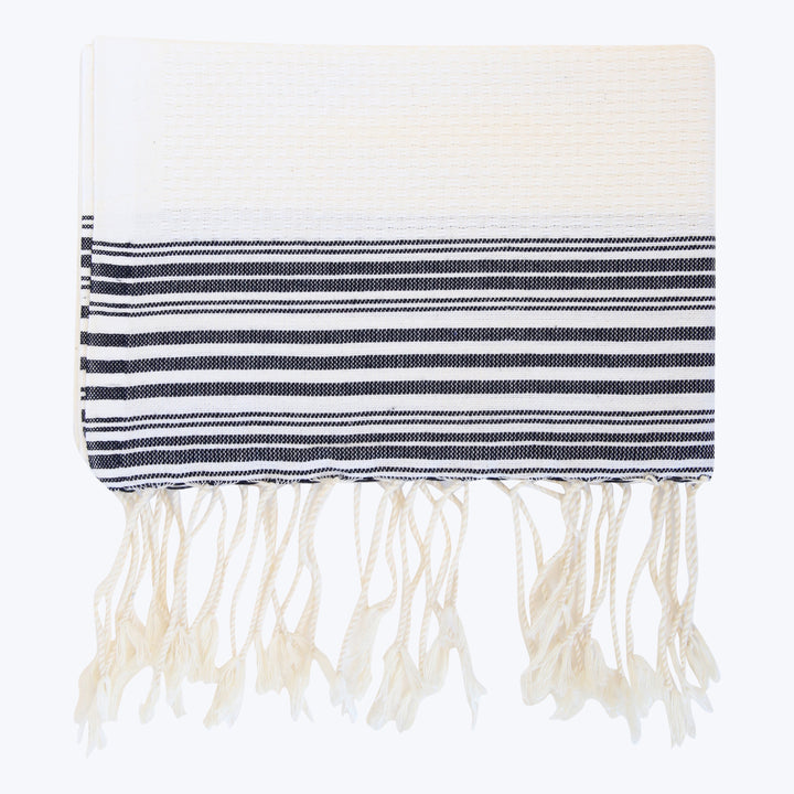 Pos/Neg Guest Towel White/Black