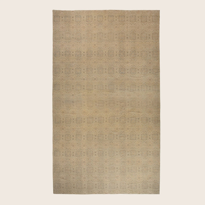 Beige Transitional Wool Rug - 15'9" x 27'3"
