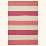 Pink Flatweave Wool Rug - 10' x 14'