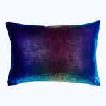 Ombre Velvet Pillow, Peacock