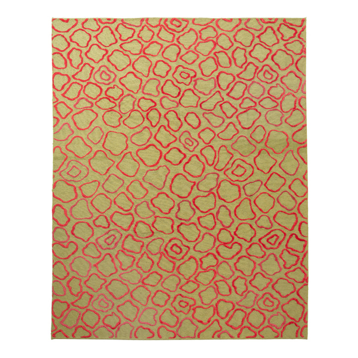 Green Transitional Linen Blen Rug - 8' x 10' Default Title