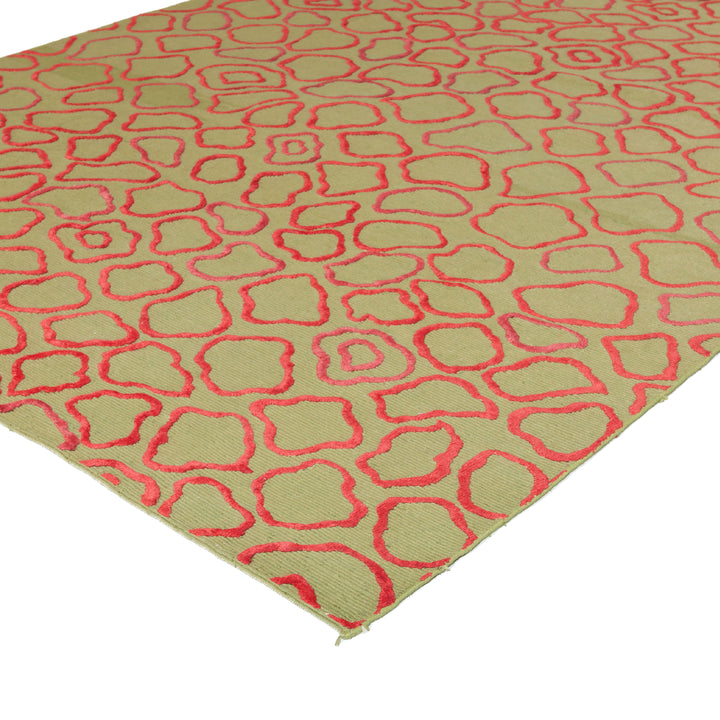 Green Transitional Linen Blen Rug - 8' x 10' Default Title