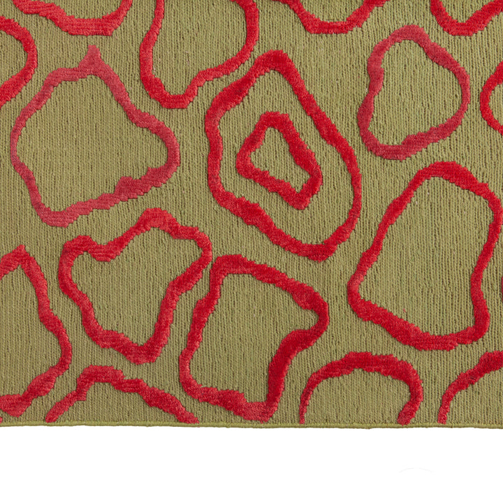 Green Transitional Linen Blen Rug - 8' x 10' Default Title