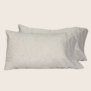 Donatella Sheets & Pillowcases, Natural Pillowcase Pair / Standard