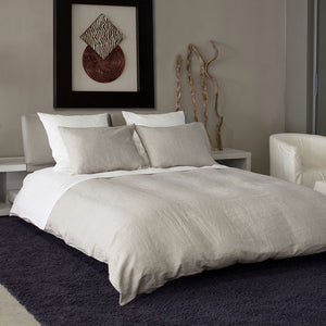 Donatella Duvet & Shams, Natural Pillow Sham / Standard - hover