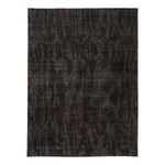 Black Modern Wool Rug - 11'10" x 15'4"