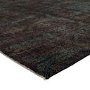 Black Modern Wool Rug - 11'10" x 15'4"