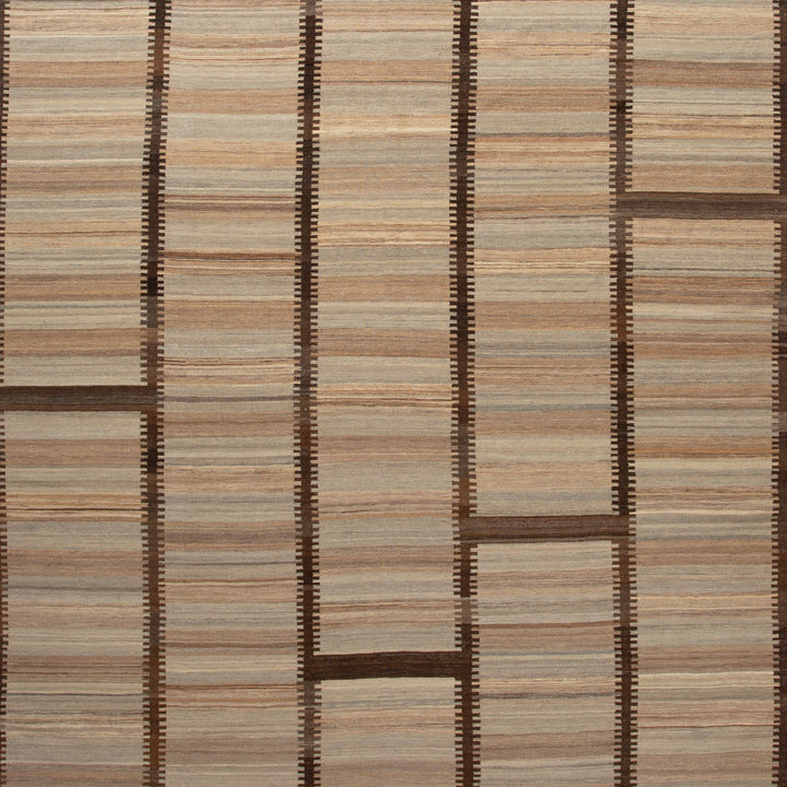 Multi Turkish Flatweave Wool Rug - 9'9" x 12'10" Default Title