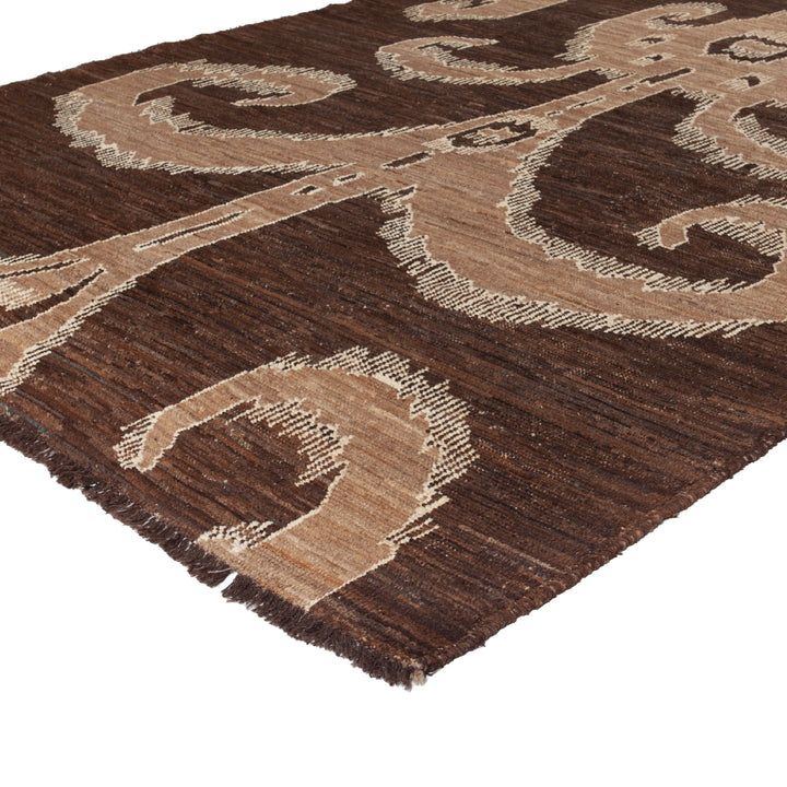 Brown Modern Wool Rug - 8'5" x 10' Default Title