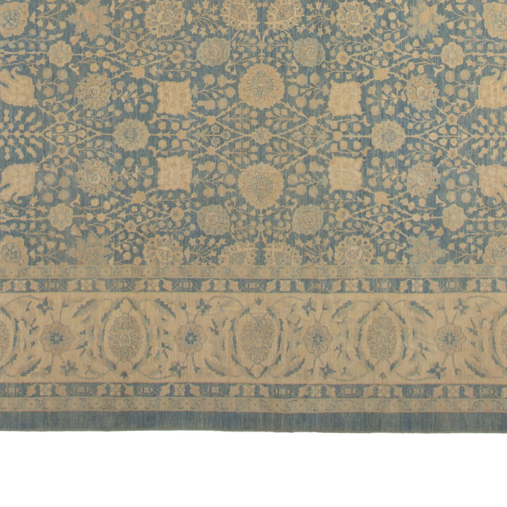 Blue Traditional Wool Rug - 16'4" x 23'7"
