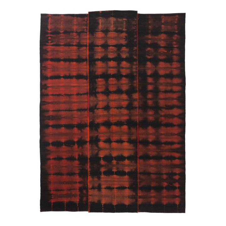 Red Flatweave Wool Rug - 7'3 x 10'