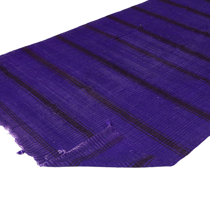 Blue Flatweave Wool Rug - 5'11" x 11'4" Default Title