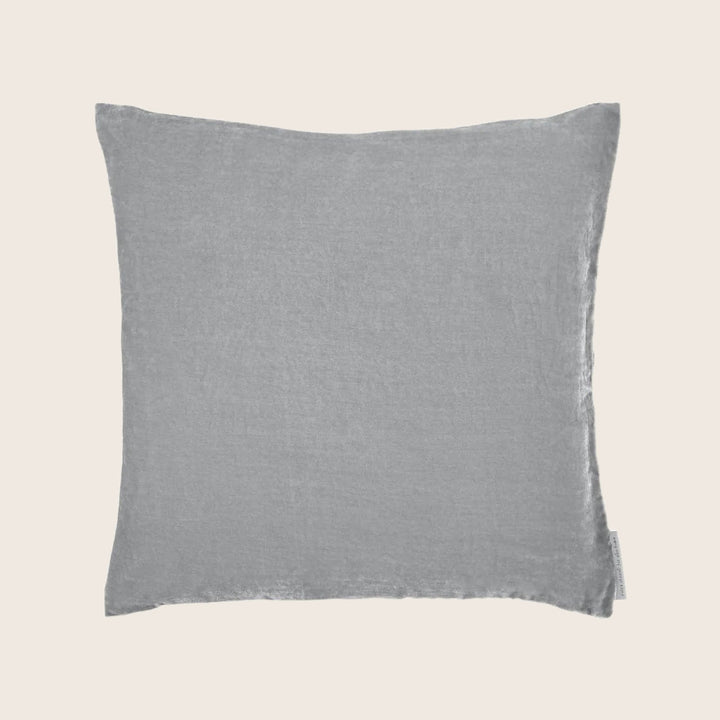 Velvet Pillow Silver