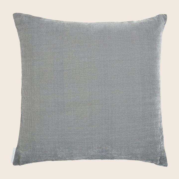 Velvet Pillow Silver