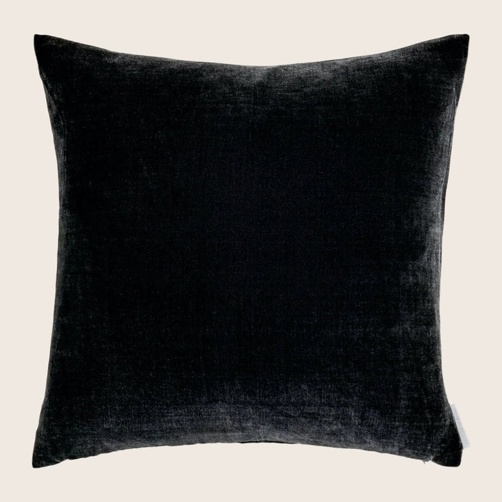 Velvet Pillow Charcoal