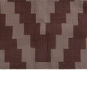 Cream and Brown Flatweave Cotton Rug - 8'1" x 11'1" Default Title