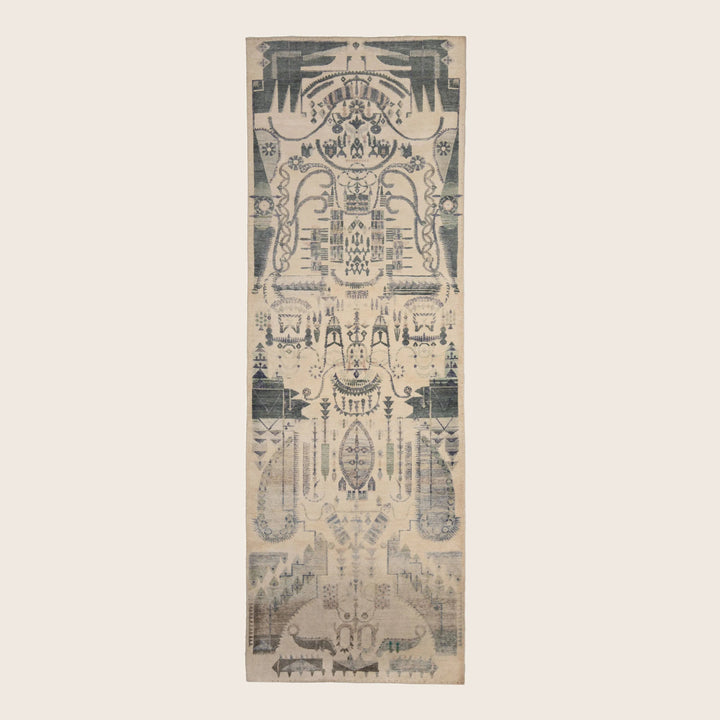 Transitional Silk Rug - 04' x 12'