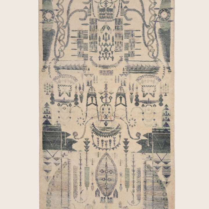 Transitional Silk Rug - 04' x 12'